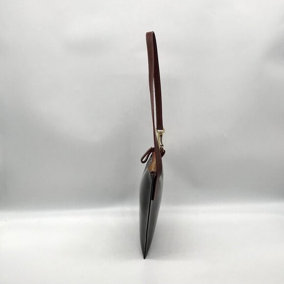 Burberry Brown Vinyl Nova Check Shoulder Bag - Picture 3 of 12